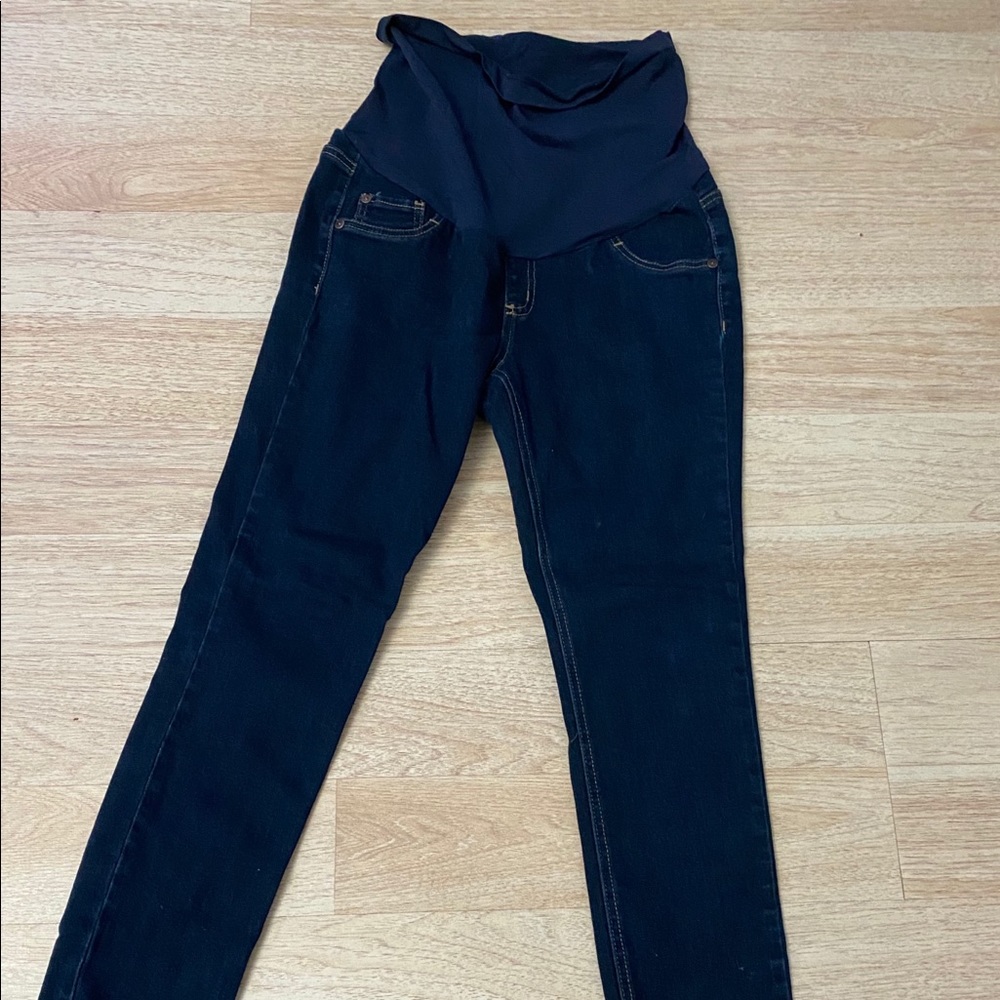 Motherhood Maternity dark wash jeans
